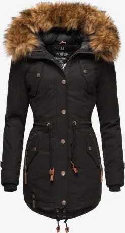 Marikoo Parkas Winterparka La Viva Dames Zwart