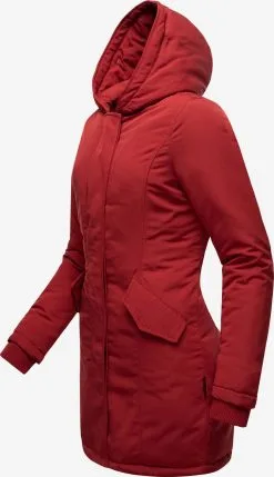 Marikoo Parkas Winterparka Karmaa Dames Rood / Bloedrood -Aanbiedingen Marikoo Winkel 5742522cc600c979d8c14eebc7c13cc1