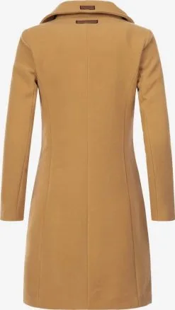 Marikoo Wintermantels Wintermantel Nanakoo Dames Cognac -Aanbiedingen Marikoo Winkel 59e87840a6c0209afa4055bf107fd939