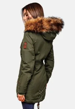 Marikoo Parkas Winterparka Dames Kaki -Aanbiedingen Marikoo Winkel 5a35bf555a1951f55d4c46ae217251fd