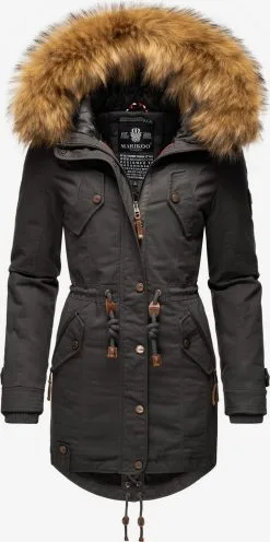 Marikoo Parkas Winterparka La Viva Prc Dames Antraciet