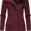 Marikoo Wintermantels Wintermantel Dames Bordeaux