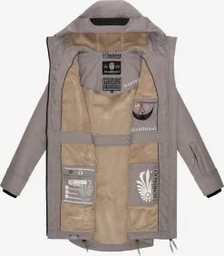 Marikoo Parkas Tussenparka Dames Stone Grey -Aanbiedingen Marikoo Winkel 5f142da339a938e59ff5ebfd5296e299