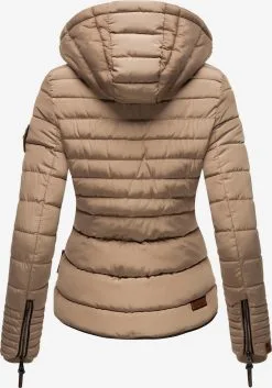 Marikoo Winterjassen Winterjas Amber Dames Beige -Aanbiedingen Marikoo Winkel 6180aec0a366903ec13e62903d5a7544