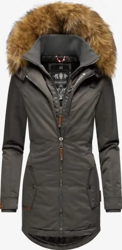 Marikoo Wintermantels Wintermantel Sanakoo Dames Donkergrijs 11 Marikoo Wintermantels Wintermantel Sanakoo Dames Donkergrijs -Aanbiedingen Marikoo Winkel 64ba06f3b9a96b0268f4b53ed9e87baf