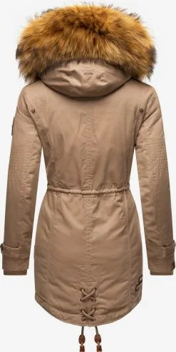 Marikoo Parkas Winterparka La Viva Dames Lichtbeige -Aanbiedingen Marikoo Winkel 68a0d3a9439e0ed488baac73989c97f3