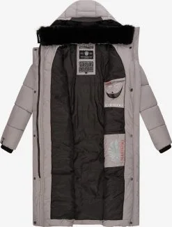 Marikoo Wintermantels Wintermantel Dames Grijs -Aanbiedingen Marikoo Winkel 6c992a8e10fd825add95732b73de2e68