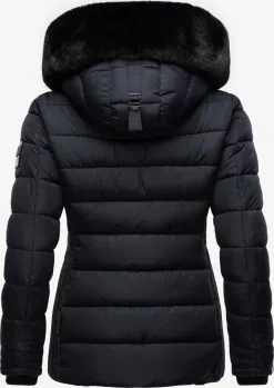 Marikoo Winterjassen Winterjas Qesra Dames Nachtblauw -Aanbiedingen Marikoo Winkel 743d2ff07c1ae8094d82a5587f174de5