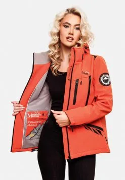 Marikoo Winterjassen Winterjas Dames Koraal -Aanbiedingen Marikoo Winkel 77541e5fce377af49f01f861d8445f5d