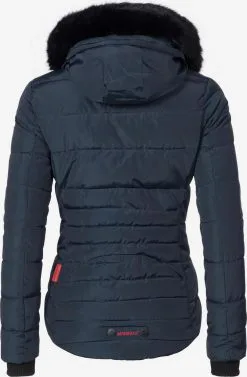 Marikoo Winterjassen Winterjas Lotusblüte Dames Donkerblauw -Aanbiedingen Marikoo Winkel 781bd3974910bb6b50699f1056564331
