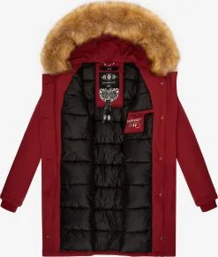 Marikoo Parkas Winterparka Karmaa Dames Rood / Bloedrood -Aanbiedingen Marikoo Winkel 7c7f072a50b0ddbfc7a2e4a6f24110da