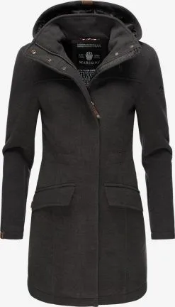 Marikoo Wintermantels Wintermantel Dames Zwart