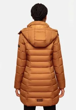 Marikoo Korte Mantels Wintermantel Abendsternchen Dames Lichtbruin -Aanbiedingen Marikoo Winkel 85bddeec8b9b33df7021d739f066efb2