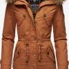 Marikoo Parkas Winterparka La Viva Dames Bruin -Aanbiedingen Marikoo Winkel 89f7277cb9f5a1b1d8d882ab551e6028