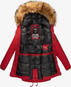 Marikoo Parkas Winterparka La Viva Dames Lichtrood -Aanbiedingen Marikoo Winkel 8d8915d389add2e10293a47922dec0a7
