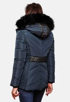 Marikoo Winterjassen Winterjas Vanilla Dames Kobaltblauw -Aanbiedingen Marikoo Winkel 8e417c6714478e81164db33a286b3940