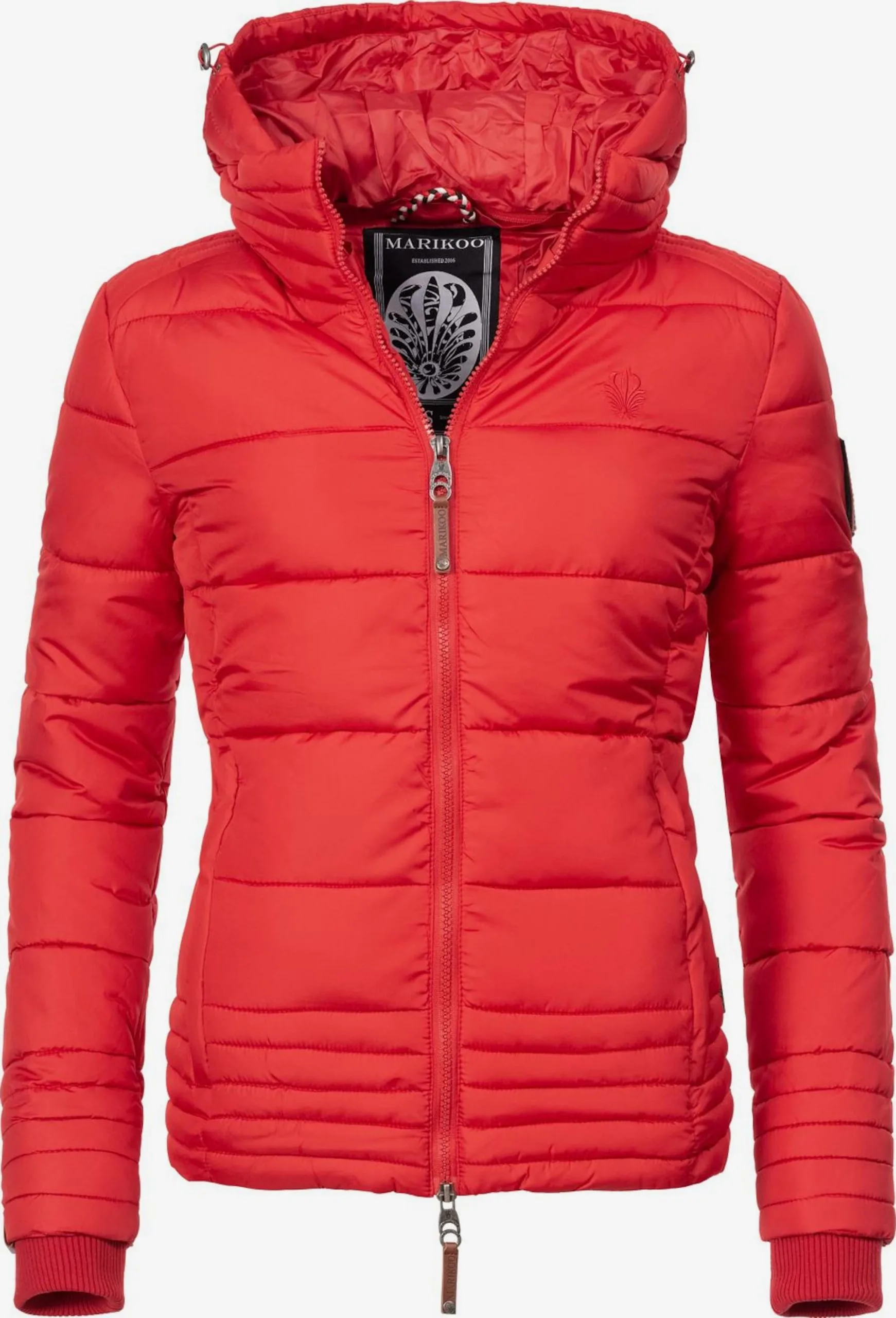 Marikoo Winterjassen Winterjas Sole Dames Rood 3 Marikoo Winterjassen Winterjas Sole Dames Rood