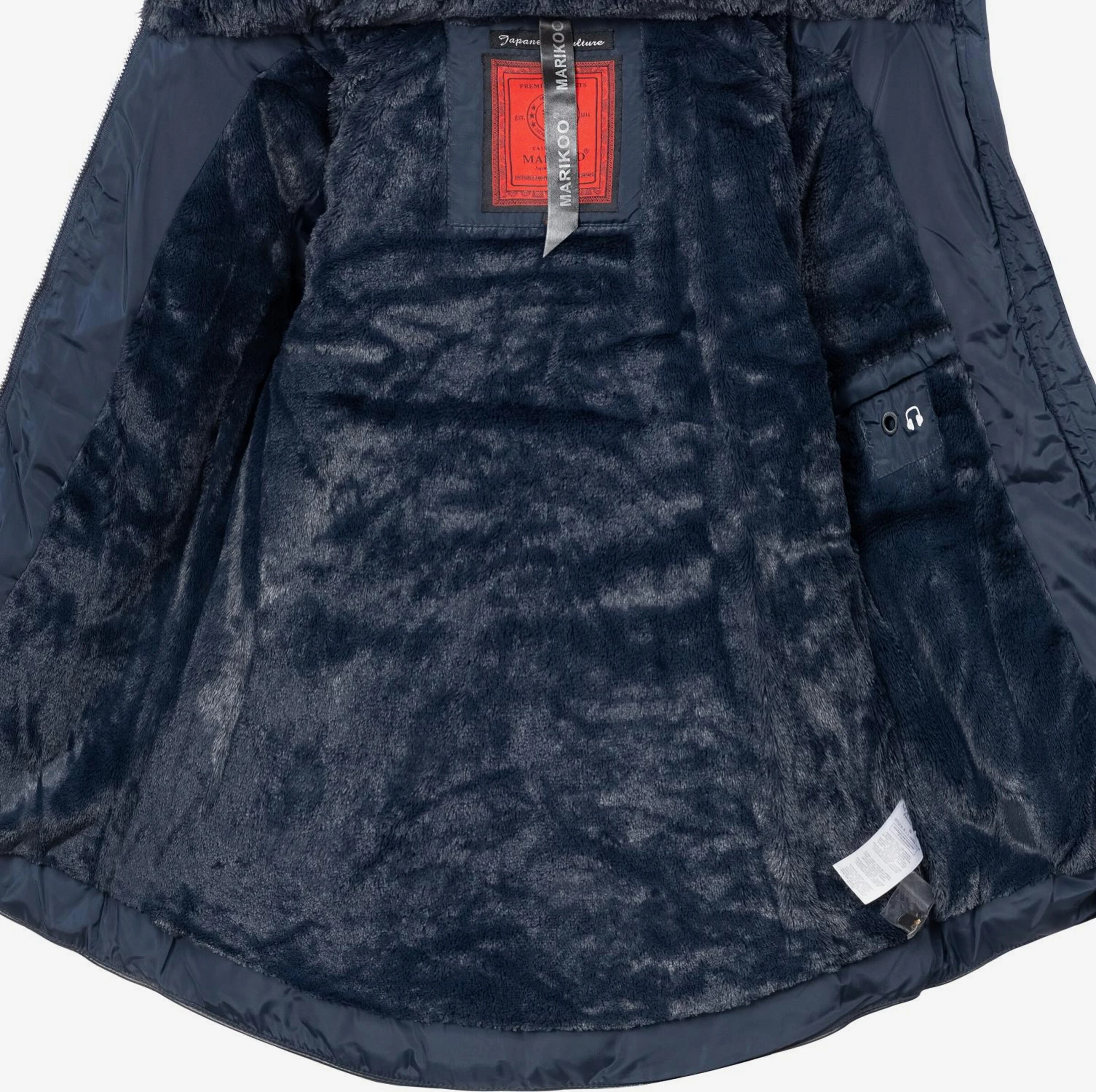 Marikoo Winterjassen Winterjas Amber Dames Navy 7 Marikoo Winterjassen Winterjas Amber Dames Navy - Afbeelding 5