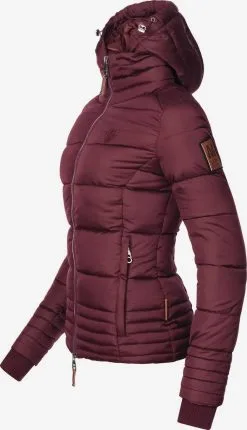 Marikoo Winterjassen Winterjas Sole Dames Bordeaux -Aanbiedingen Marikoo Winkel 91cbbef8f4d46f5844195aed00ad9782