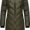 Marikoo Wintermantels Wintermantel Armasa Dames Kaki -Aanbiedingen Marikoo Winkel 9219f0a0ecc6bfbd4c8ade85ac5d820d