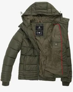Marikoo Winterjassen Winterjas Sole Dames Groen / Kaki -Aanbiedingen Marikoo Winkel 952cd00cd567b44e9a94e2ce866eb1e4