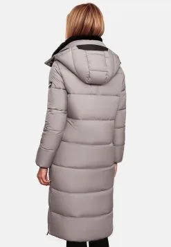 Marikoo Wintermantels Wintermantel Dames Grijs -Aanbiedingen Marikoo Winkel 984df96b0a6c2eda4c1932d9006ae27d