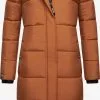 Marikoo Wintermantels Wintermantel Dames Cognac -Aanbiedingen Marikoo Winkel 98d82ca691ca703d2b797a15fcb1c1b0