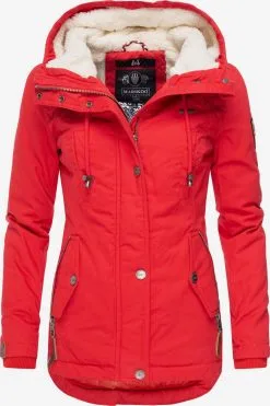 Marikoo Winterjassen Winterjas Bikoo Dames Rood -Aanbiedingen Marikoo Winkel 990e833850c340a4020d07ee5431bf58