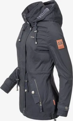 Marikoo Parkas Tussenparka Nyokoo Dames Duifblauw -Aanbiedingen Marikoo Winkel 9b527db4f1488e599190b73618bb81f0