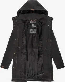 Marikoo Wintermantels Wintermantel Dames Zwart -Aanbiedingen Marikoo Winkel 9be413b6124229cfcaf90a27f67d6e94