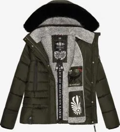 Marikoo Winterjassen Winterjas Loveleen Dames Olijfgroen -Aanbiedingen Marikoo Winkel 9cb537ac24dfc49b245d8aff58c0bc91