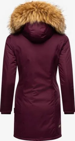Marikoo Parkas Winterparka Karmaa Dames Bordeaux -Aanbiedingen Marikoo Winkel a229e0b932fc267a64ed66225bd295a0