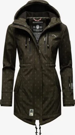 Marikoo Regenmantels Functionele Mantel Zimtzicke Dames Donkergroen
