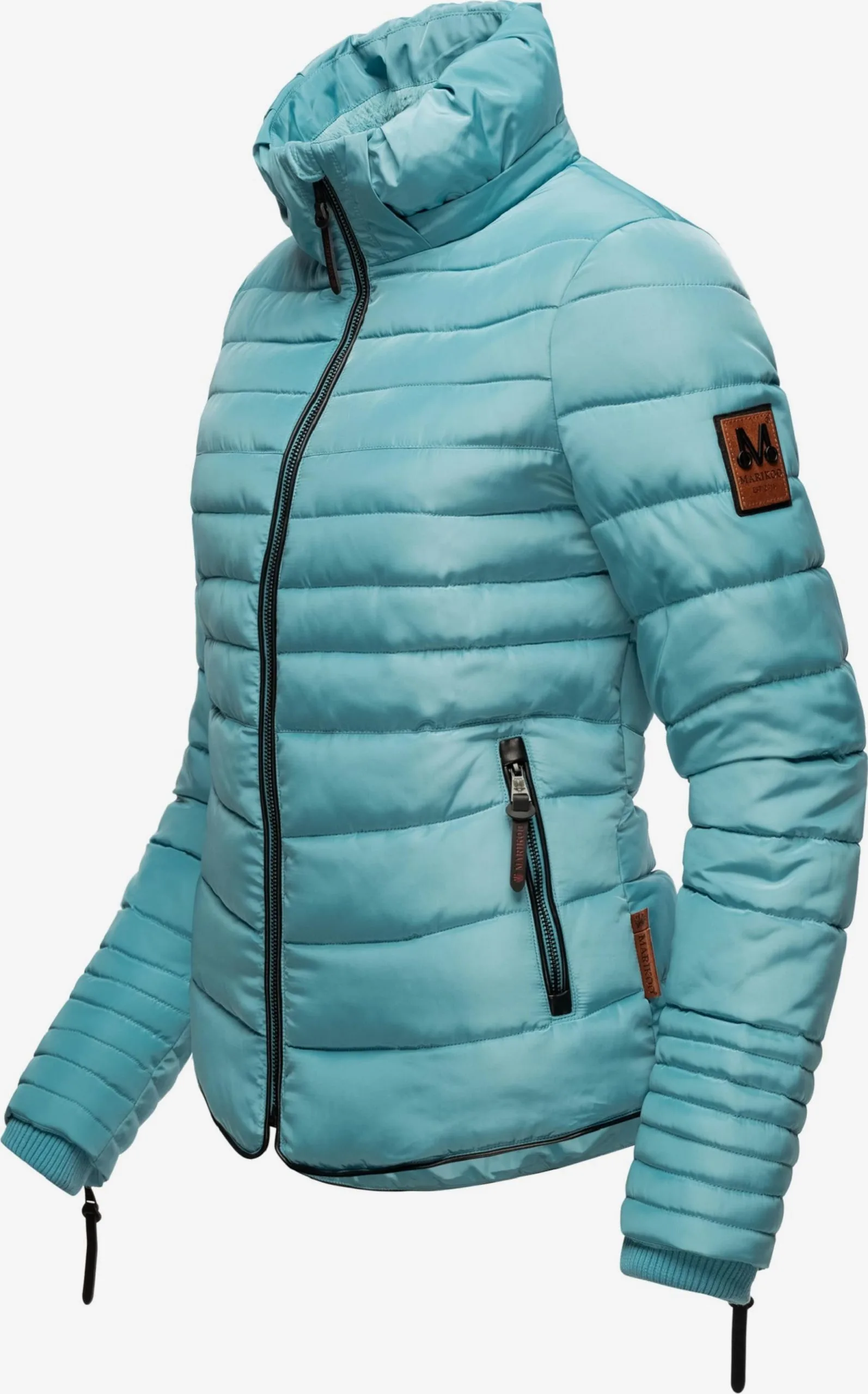 Marikoo Winterjassen Winterjas Amber Dames Blauw 6 Marikoo Winterjassen Winterjas Amber Dames Blauw - Afbeelding 4