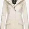 Marikoo Regenmantels Functionele Mantel Mayleen Dames Offwhite -Aanbiedingen Marikoo Winkel a25751570089918d2ef789d7d03ced7a
