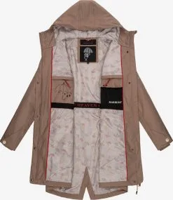 Marikoo Regenmantels Functionele Mantel Dames Bruin -Aanbiedingen Marikoo Winkel a58d187c4084d237ee8b398e668b3ba7