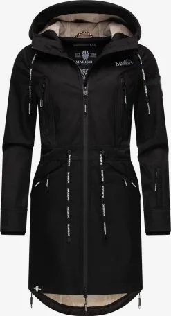 Marikoo Parkas Tussenparka Dames Zwart