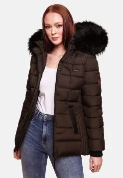 Marikoo Winterjassen Winterjas Unique Dames Bruin -Aanbiedingen Marikoo Winkel a8493f5eecc5bb01c8dbc817bfdb3292