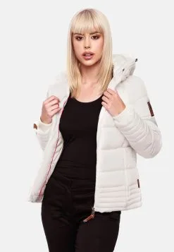Marikoo Winterjassen Winterjas Sole Dames Wit -Aanbiedingen Marikoo Winkel a8520600ca340d675185cf64136bd9e3