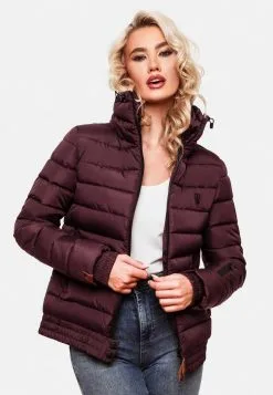 Marikoo Winterjassen Winterjas Poison Dames Bordeaux -Aanbiedingen Marikoo Winkel ad501b7b6f69743de6f148b4943fbfbb
