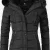 Marikoo Winterjassen Winterjas Lotusblüte Dames Zwart -Aanbiedingen Marikoo Winkel af5dfd44d7967324473676828eabf3d0