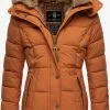 Marikoo Winterjassen Winterjas Nekoo Dames Cognac / Lichtbruin -Aanbiedingen Marikoo Winkel b0045f74f1bf371ce954a7a45e93c460