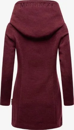 Marikoo Wintermantels Wintermantel Maikoo Dames Bordeaux -Aanbiedingen Marikoo Winkel b060156db7de81180efc00138c90bbbe