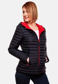 Marikoo Tussenjassen Tussenjas Asraa Dames Navy -Aanbiedingen Marikoo Winkel b12ecf8fc734251d2491171d229ee839