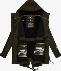 Marikoo Regenmantels Functionele Mantel Zimtzicke Dames Donkergroen 9 Marikoo Regenmantels Functionele Mantel Zimtzicke Dames Donkergroen -Aanbiedingen Marikoo Winkel b441e752747db4cf0503f4e30821bebe