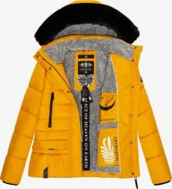 Marikoo Winterjassen Winterjas Loveleen Dames Geel -Aanbiedingen Marikoo Winkel b8b55b44395f20d1bf62bee17dcf1281