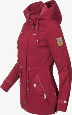 Marikoo Parkas Tussenparka Nyokoo Dames Bloedrood -Aanbiedingen Marikoo Winkel b96e11d2165940573c3e9c10d10b2f97