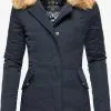 Marikoo Parkas Winterparka Karmaa Dames Navy