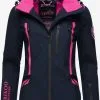 Marikoo Winterjassen Winterjas Dames Navy -Aanbiedingen Marikoo Winkel bd267d32ffb41fabdafc8f9cdcc23698