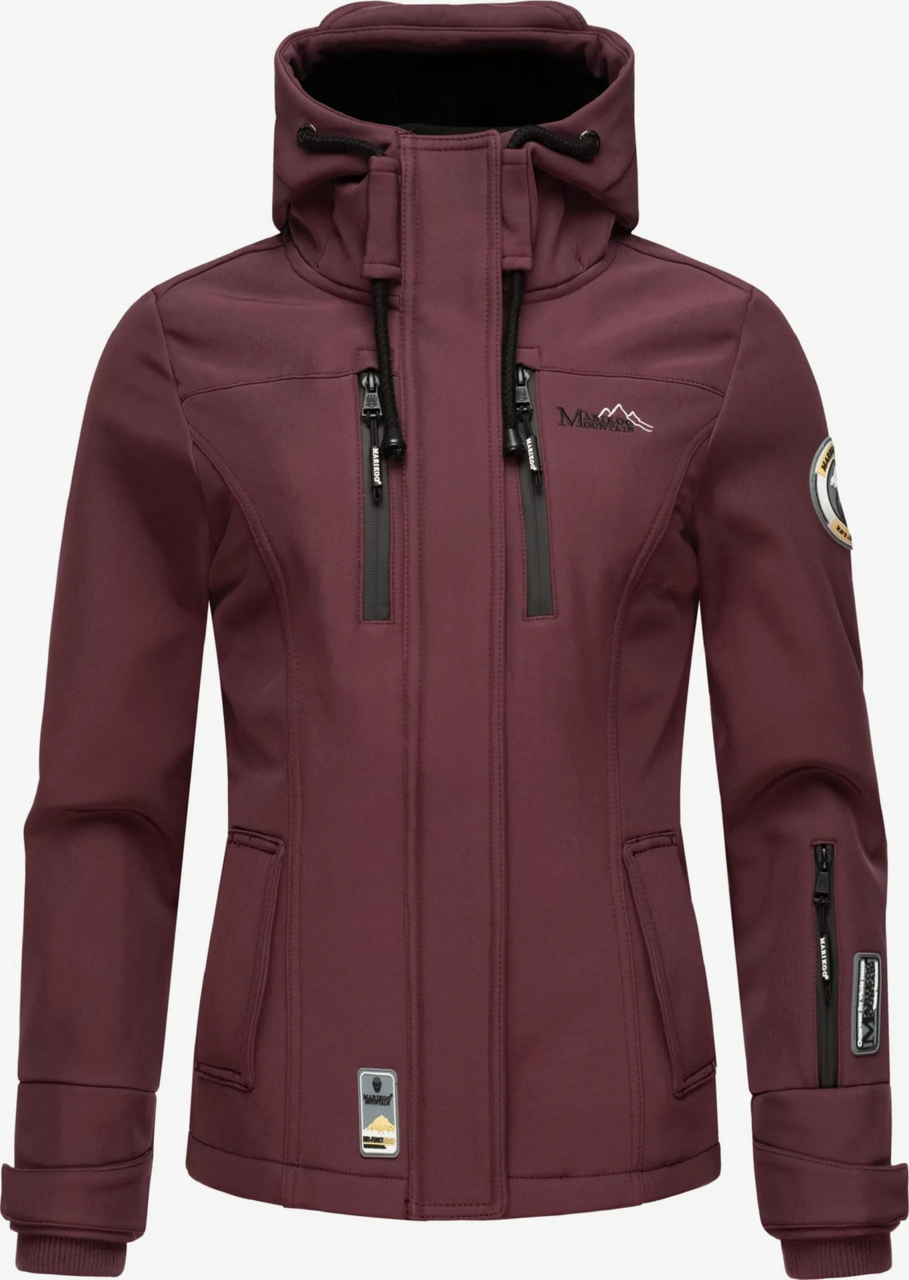 Marikoo Tussenjassen Tussenjas Kleine Zicke Dames Rood / Bordeaux 4 Marikoo Tussenjassen Tussenjas Kleine Zicke Dames Rood / Bordeaux - Afbeelding 2